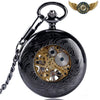 L'Élégance Noire - Montre Gousset Mécanique Squelette 47mm - Vue 4 - Gousset-heritage