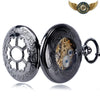 L'Élégance Noire - Montre Gousset Mécanique Squelette 47mm - Vue 5 - Gousset-heritage