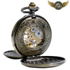 L'Élégance Victorienne - Gousset Double Chasseur Mécanique Bronze - Vue 4 - Gousset-heritage