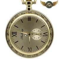 L'Élégance Victorienne - Montre Gousset Mécanique Bronze Clapet - Gousset-heritage