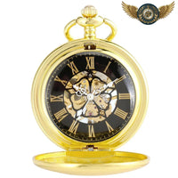 L'Élégant - Montre Gousset Mécanique Squelette Boîtier Chasseur - Gousset-heritage
