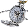 L'Élégant - Montre Gousset Mécanique Squelette Boîtier Chasseur - Vue 5 - Gousset-heritage