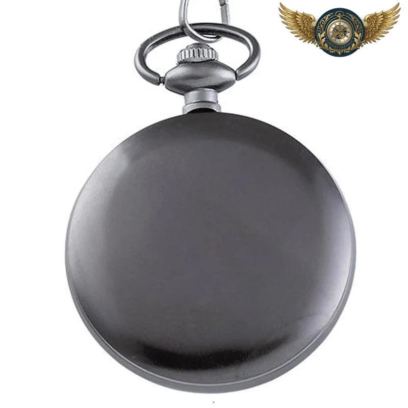 L'Élégant Squelette - Montre Gousset Automatique Anthracite - Vue 2 - Gousset-heritage