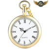 L'Élégante Dandy - Montre de Poche Quartz Or Aiguilles Louis XV - Vue 1 - Gousset-heritage