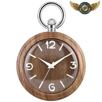 L'Empreinte - Montre de Poche en Bois Véritable & Quartz - Gousset-heritage