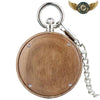 L'Empreinte - Montre de Poche en Bois Véritable & Quartz - Vue 2 - Gousset-heritage