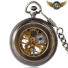 L'Engrenage - Montre Gousset Mécanique Squelette Bronze Antique - Vue 2 - Gousset-heritage