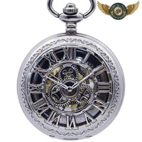 L'Engrenage - Montre Gousset Steampunk Squelette Quartz - Gousset-heritage