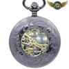 L'Engrenage - Montre Gousset Steampunk Squelette Quartz - Vue 4 - Gousset-heritage
