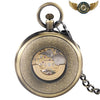 L'Engrenage Antique - Montre Gousset Automatique Squelette Bronze - Vue 2 - Gousset-heritage