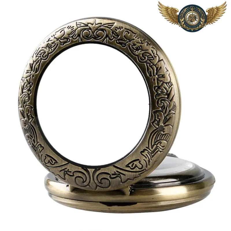 L'Engrenage Automatique - Montre Gousset Squelette Demi-Chasseur - Vue 4 - Gousset-heritage