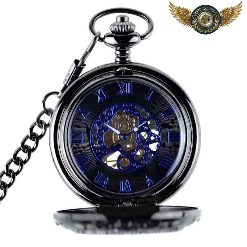 L'Engrenage Bleu – Montre Gousset Hunter Automatique Squelette - Vue 2 - Gousset-heritage