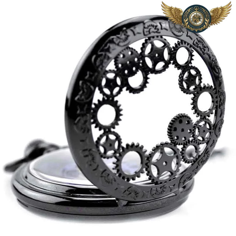 L'Engrenage Bleu – Montre Gousset Hunter Automatique Squelette - Vue 5 - Gousset-heritage