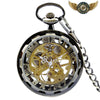 L'Engrenage Brut - Montre Gousset Mécanique Squelette Steampunk - Vue 1 - Gousset-heritage