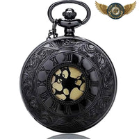 L'Engrenage Sombre - Montre de Poche Steampunk Gothique Quartz - Gousset-heritage