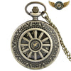 L'Engrenage Victorien - Montre Gousset Chasseur Quartz Bronze - Vue 1 - Gousset-heritage