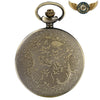 L'Engrenage Victorien - Montre Gousset Chasseur Quartz Bronze - Vue 3 - Gousset-heritage