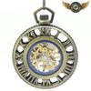 L'Engrenage – Montre de Poche Squelette Mécanique Bronze Néo-Vintage - Vue 1 - Gousset-heritage