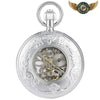 L'Envol – Montre Gousset Mécanique Squelette Boîtier Chasseur - Vue 3 - Gousset-heritage