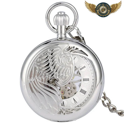 Acheter L'Envolée - Montre Gousset Squelette Demi Savonette Ailée - Gousset-heritage