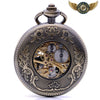 L'Équilibre Mythique - Montre Gousset Squelette Dragon Phénix - Vue 4 - Gousset-heritage