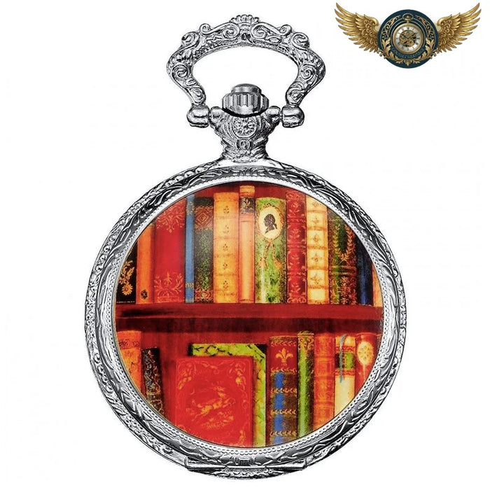 L'Érudit - Montre de poche Quartz Boîtier Chasseur Néo-Victorien - Vue 1 - Gousset-heritage