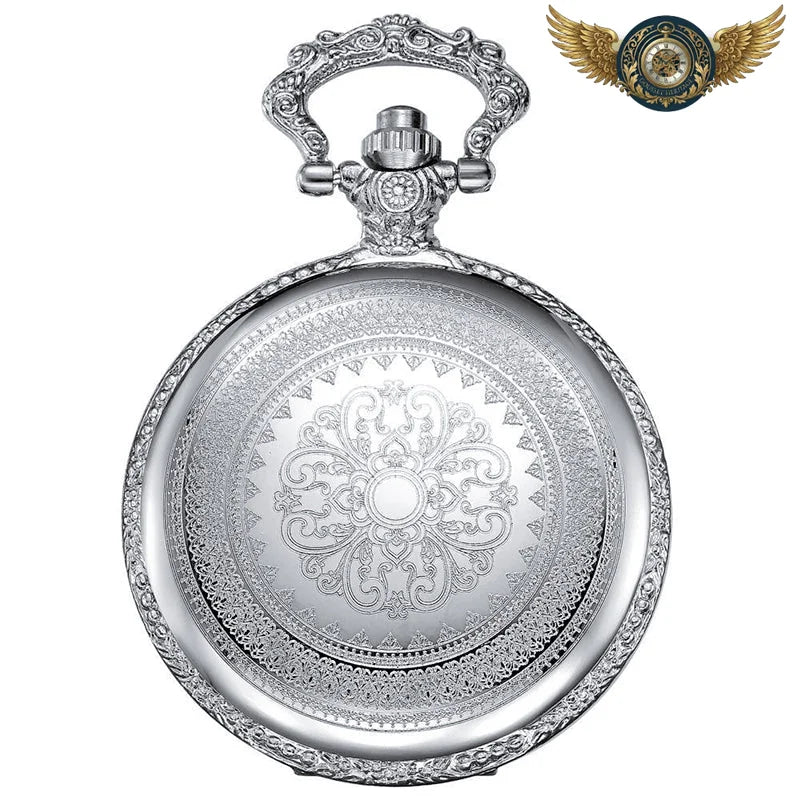 L'Érudit - Montre de poche Quartz Boîtier Chasseur Néo-Victorien - Vue 3 - Gousset-heritage
