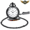 L'Érudit - Montre de poche Quartz Boîtier Chasseur Néo-Victorien - Noir - Gousset-heritage