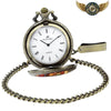 L'Érudit - Montre de poche Quartz Boîtier Chasseur Néo-Victorien - Bronze - Gousset-heritage