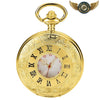 L'Esthète - Montre Demi-Chasseur Gravée Quartz - Or - Gousset-heritage