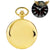 L'Esthète - Montre Gousset Boîtier Chasseur Quartz Poli Noir - modèle Or - Gousset-heritage