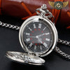 L'Esthète - Montre Gousset Boîtier Chasseur Quartz Poli Noir - Vue 15 - Gousset-heritage