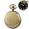 L'Esthète - Montre Gousset Boîtier Chasseur Quartz Poli Noir - Bronze - Gousset-heritage