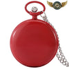 L'Esthète - Montre Gousset Chasseur Quartz | Acier Inoxydable - 80cm Rouge - Gousset-heritage