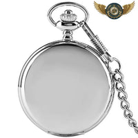 L'Esthète - Montre Gousset Chasseur Quartz | Acier Inoxydable - modèle 30cm Argent - Gousset-heritage