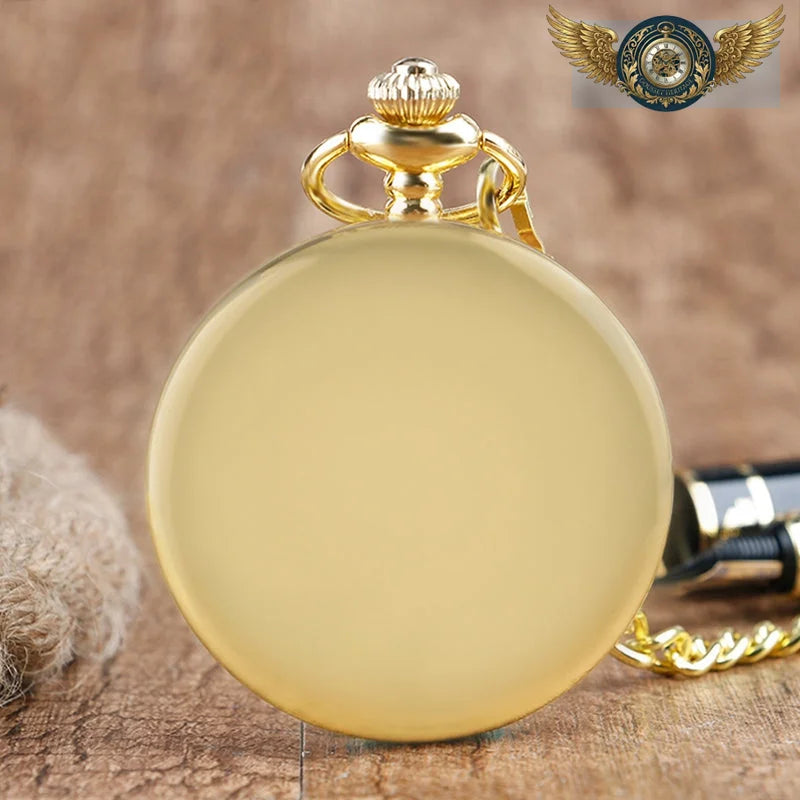 L'Esthète - Montre Gousset Chasseur Quartz | Acier Inoxydable - Vue 14 - Gousset-heritage