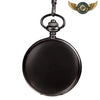 L'Esthète - Montre Gousset Chasseur Quartz | Acier Inoxydable - 30cm Noir - Gousset-heritage