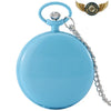 L'Esthète - Montre Gousset Chasseur Quartz | Acier Inoxydable - 80cm Bleu - Gousset-heritage