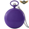 L'Esthète - Montre Gousset Chasseur Quartz | Acier Inoxydable - 80cm Violet - Gousset-heritage