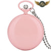 L'Esthète - Montre Gousset Chasseur Quartz | Acier Inoxydable - 80cm Rose - Gousset-heritage
