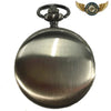 L'Esthète - Montre Gousset Chasseur Quartz | Acier Inoxydable - 30cm  Argent - Gousset-heritage