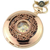 L'Esthète - Montre Gousset Demi-Chasseur Mécanique Or Rose - Vue 4 - Gousset-heritage