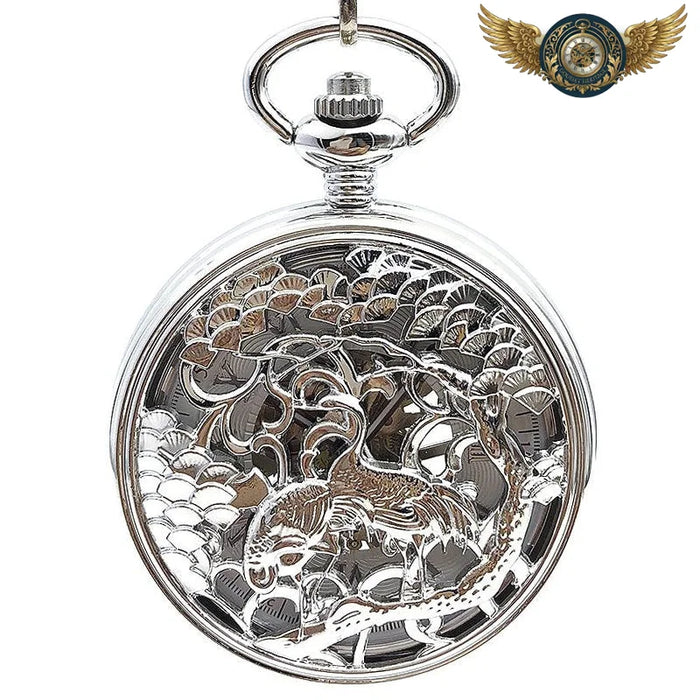 L'Esthète - Montre Gousset Mécanique Chasseur Gravée - Vue 1 - Gousset-heritage