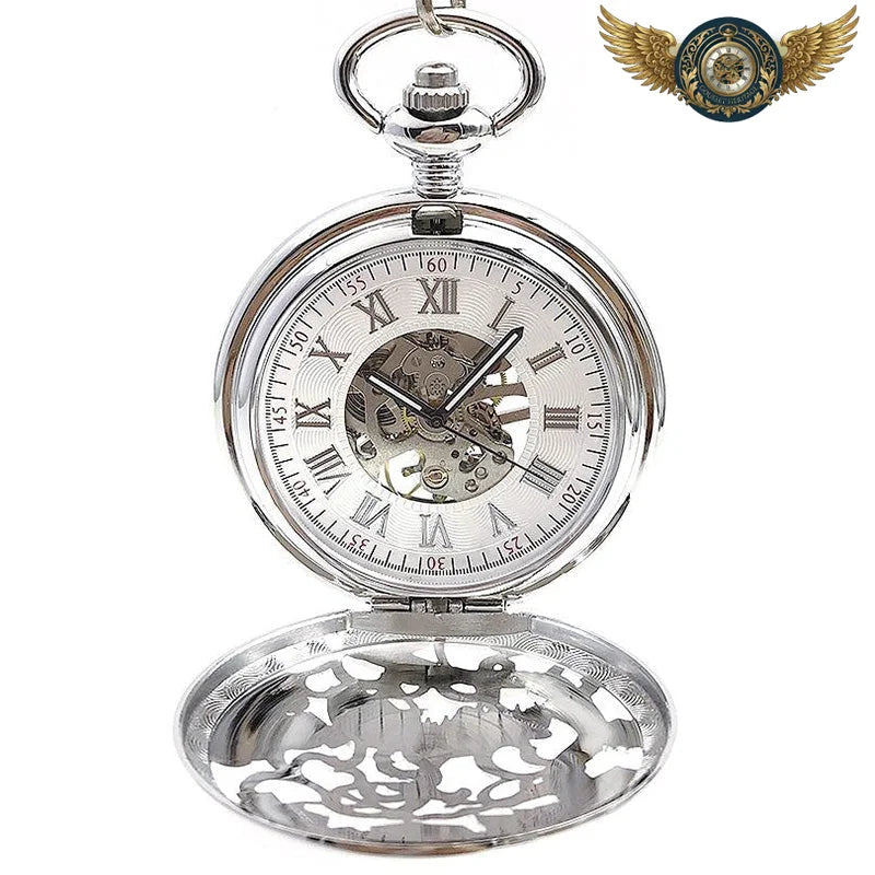 L'Esthète - Montre Gousset Mécanique Chasseur Gravée - Vue 2 - Gousset-heritage