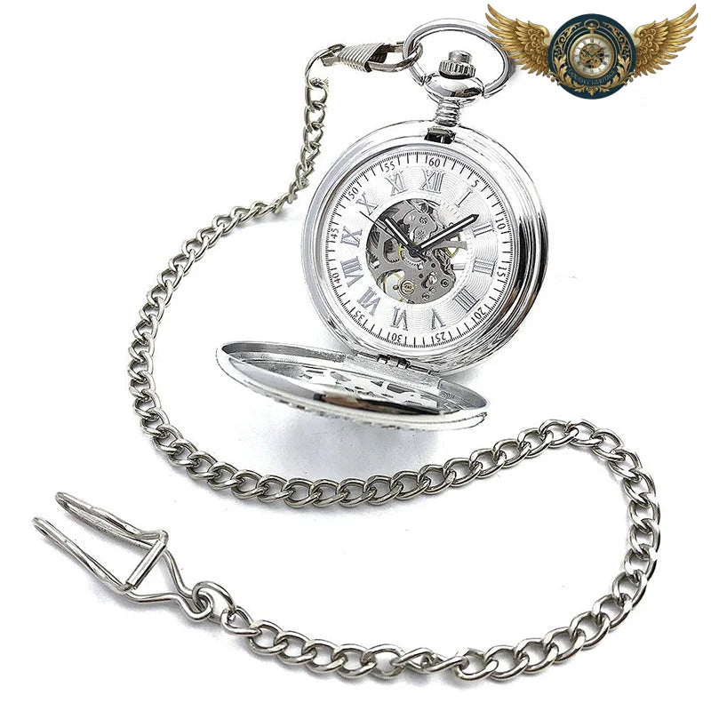 L'Esthète - Montre Gousset Mécanique Chasseur Gravée - Vue 4 - Gousset-heritage
