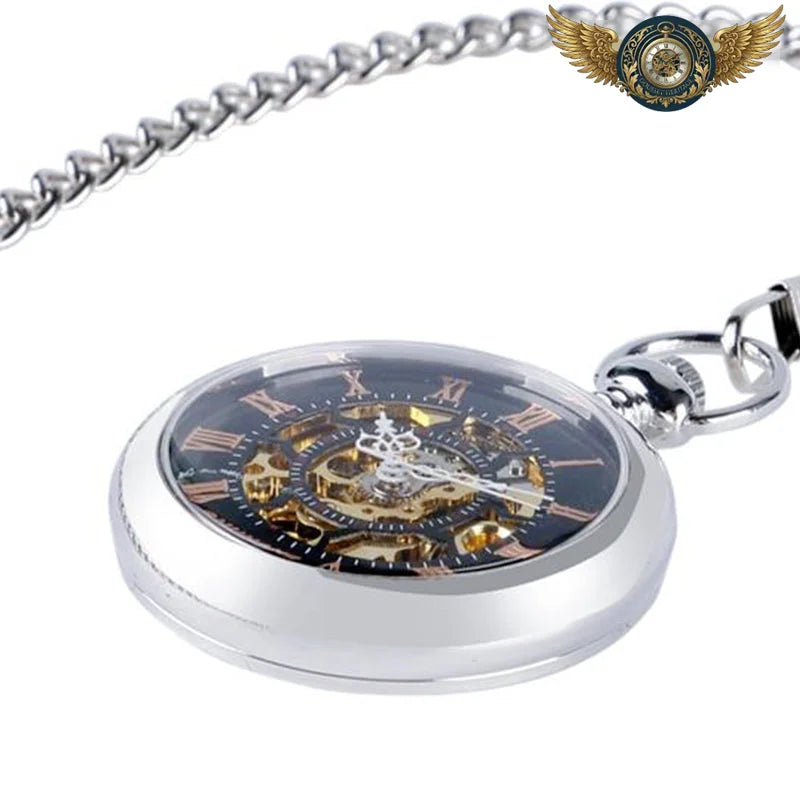 L'Esthète - Montre Gousset Mécanique Open Heart Chiffres Cuivrés - Vue 3 - Gousset-heritage