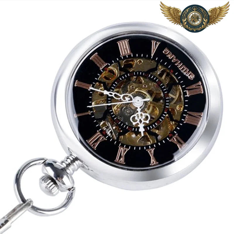 L'Esthète - Montre Gousset Mécanique Open Heart Chiffres Cuivrés - Vue 4 - Gousset-heritage