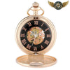 L'Esthète - Montre Gousset Mécanique Or Rose Squelettée - Vue 2 - Gousset-heritage