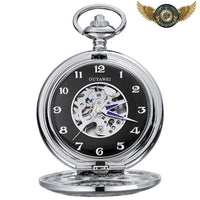 L'Esthète - Montre Gousset Mécanique Squelette Demi-Chasseur - Gousset-heritage
