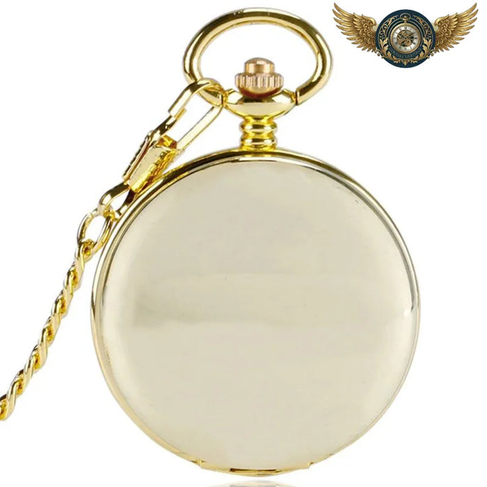 L'Esthète - Montre Gousset Mécanique Squelette Double Clapet - Or - Gousset-heritage